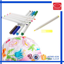 Premium quality assorted colors brihgt washalbe fabric pens